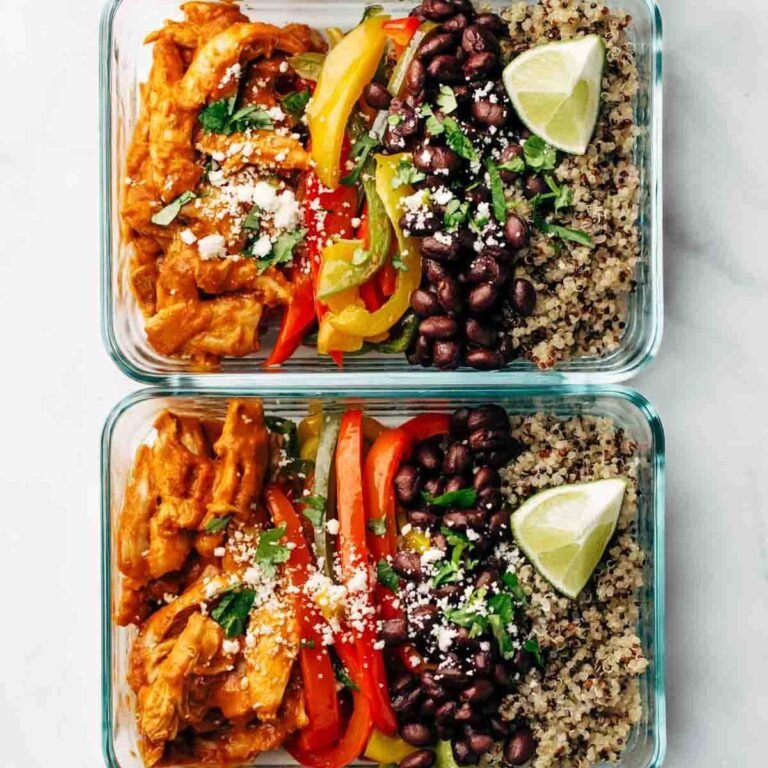 Sheet Pan Chicken Tinga Bowls.