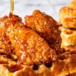 Honey Fried Chicken and Waffles